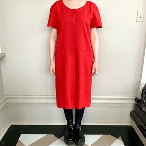 Vintage Gucci 100% linen button-up dress. ❤️